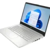 HP 14 14" HD Computadora portátil, Quad Core Intel N150 Ordenador Portátil, 4GB DDR4 RAM, 128GB UFS, HDMI, USB-C, Wi-Fi 6, Bluetooth 5.4, Windows 11 Home - Natural Silver